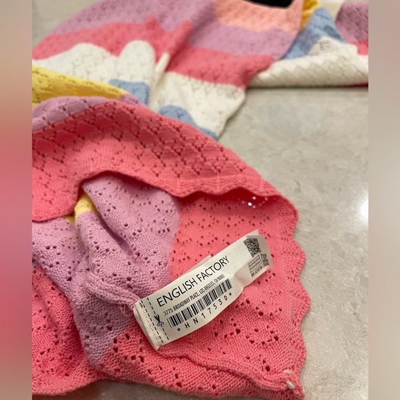 English Factory Knit Stripe Sleeveless Dress In Multi Size S - Picture 14 of 16